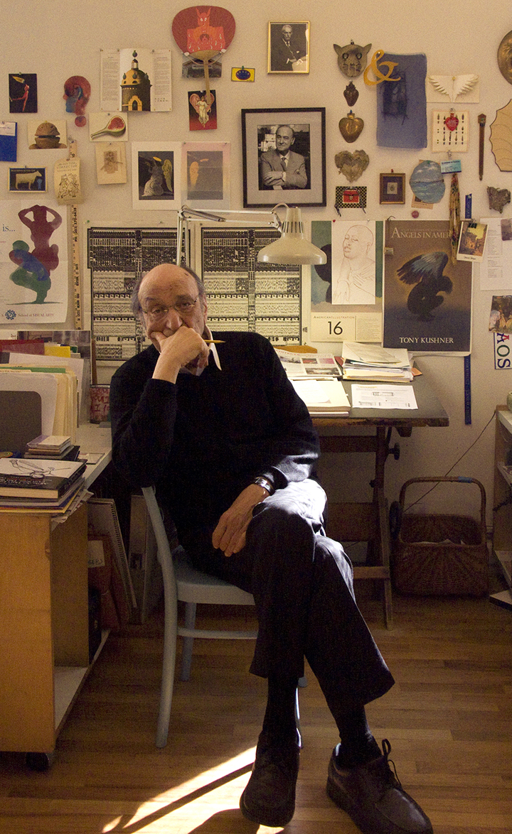 Milton at his desk